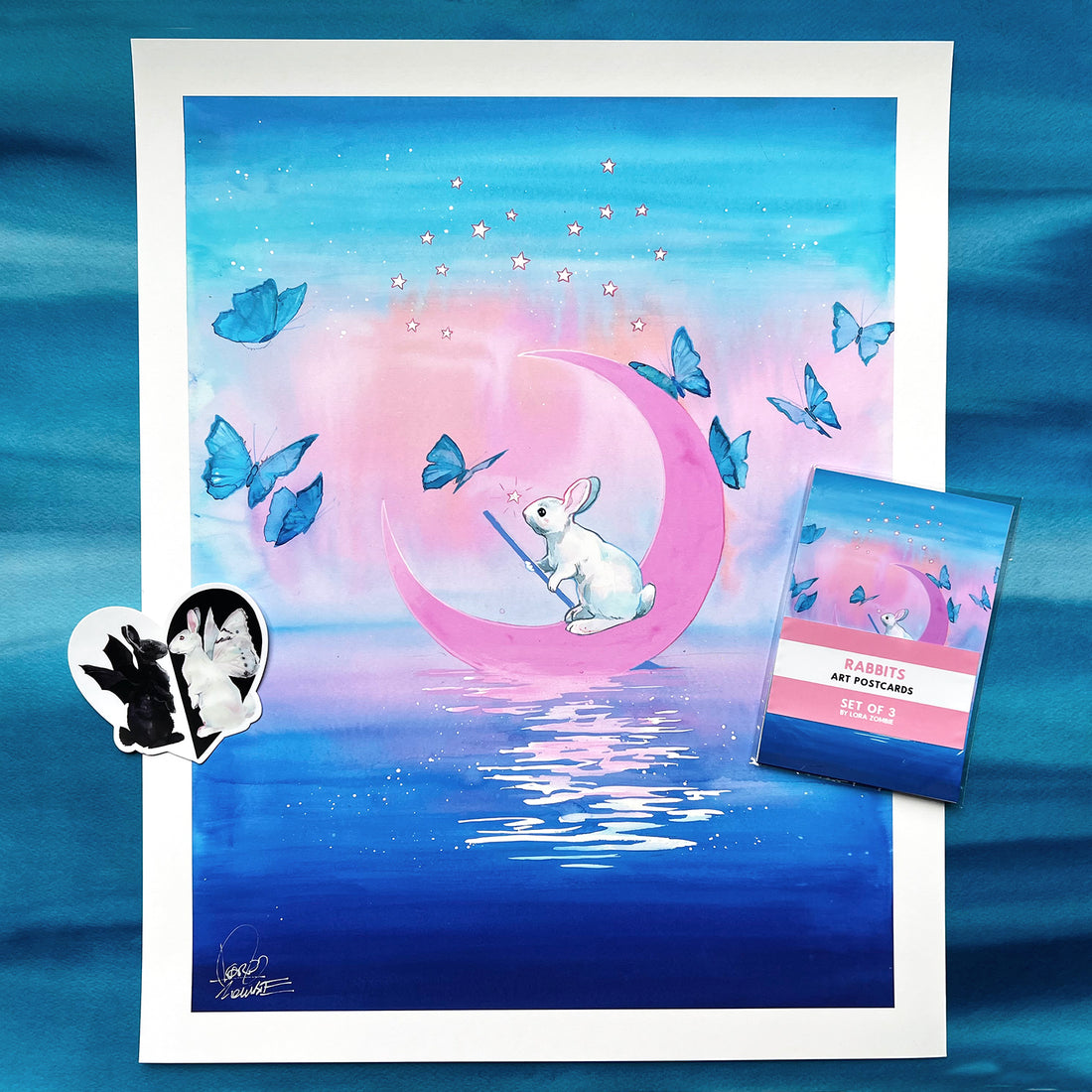 Year of The Rabbit Signed Art Pack