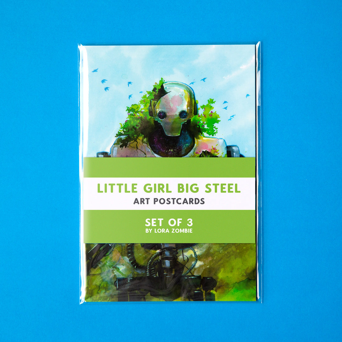 Little Girl Big Steel Art Cards
