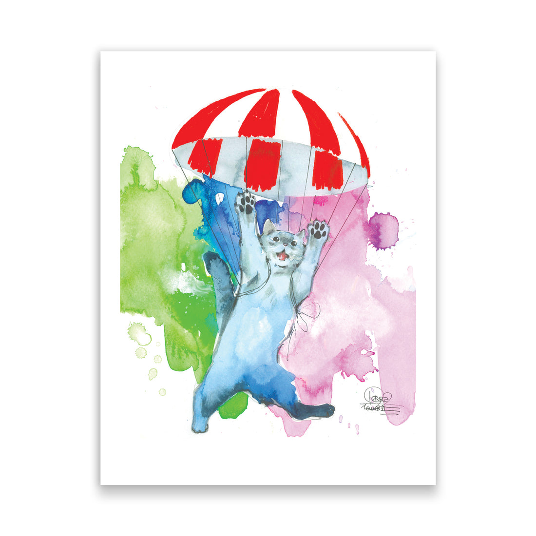 Parachute Cat XII