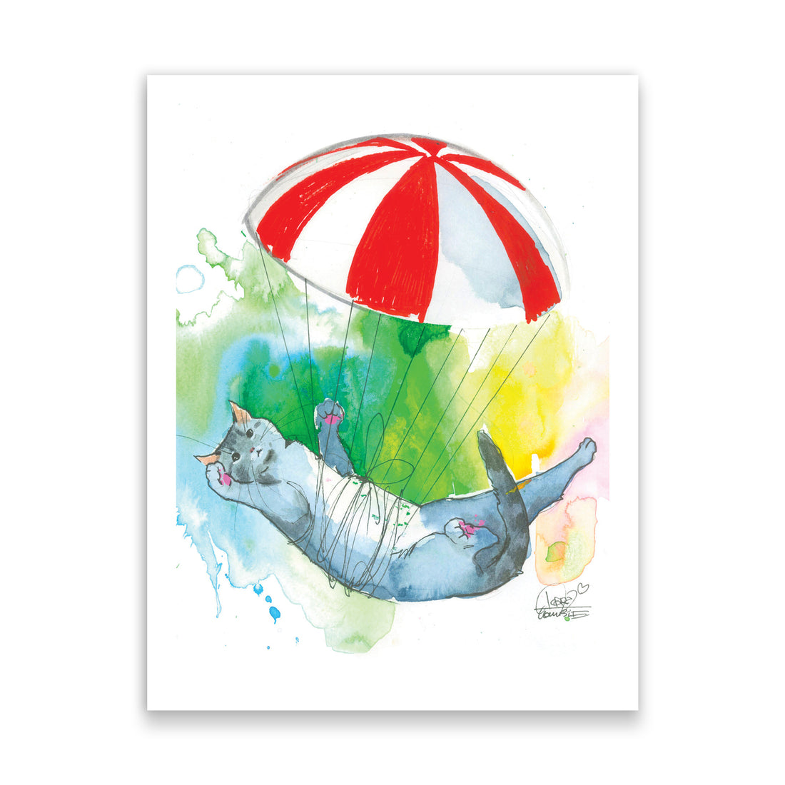 Parachute Cat XVII