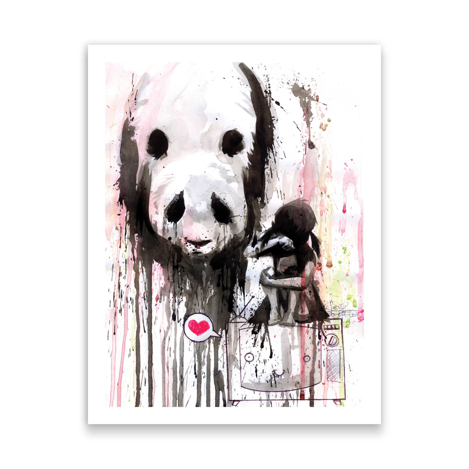 LORA 2024 ZOMBIE Panda Girl Print