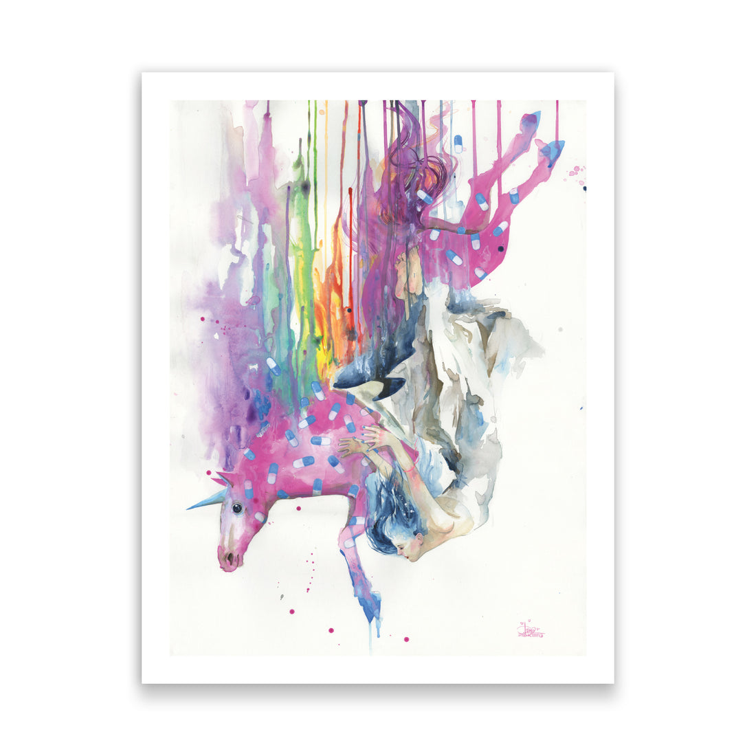 Falling Caused by Unicorn