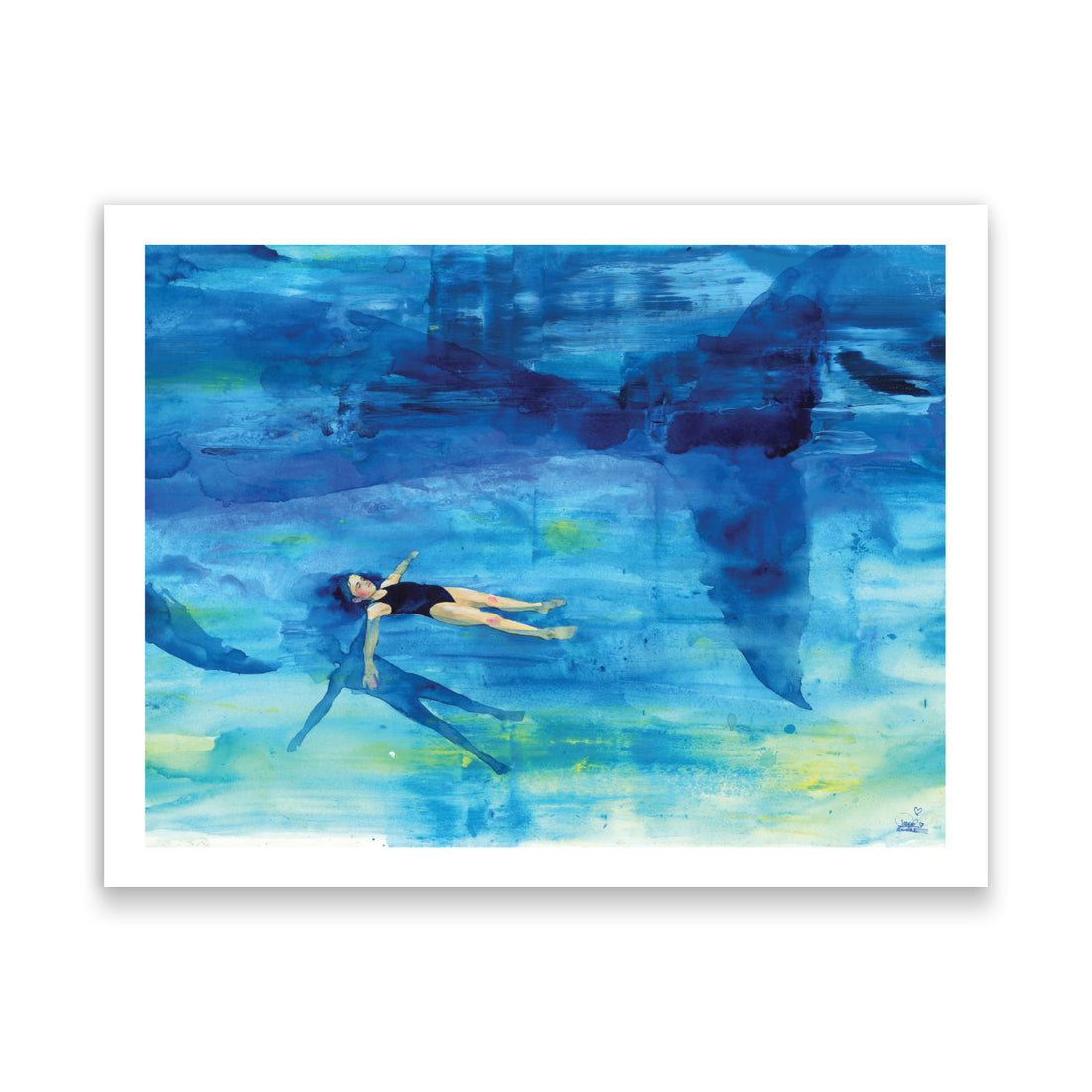 Floating With Whale