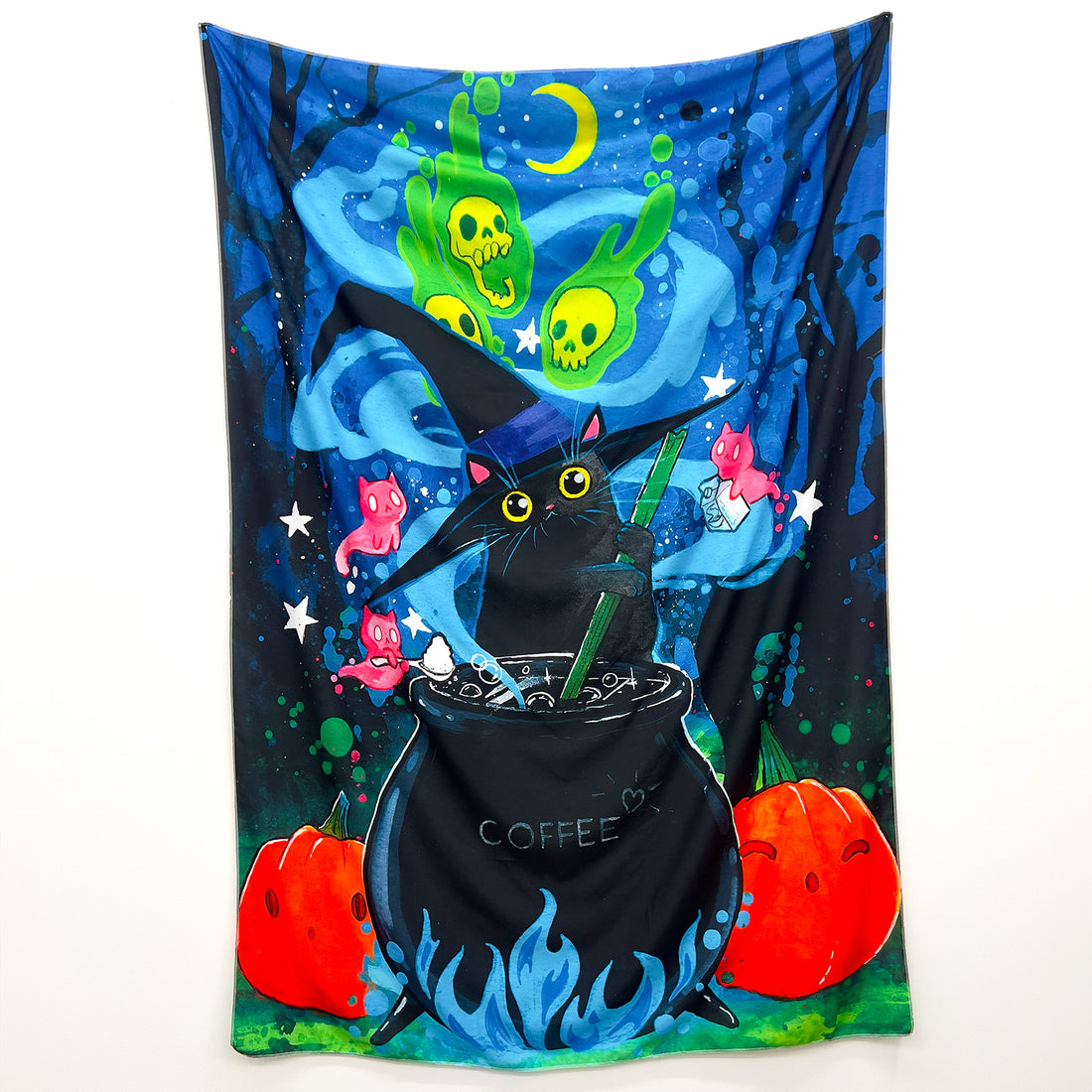 Witch Cat Tapestry