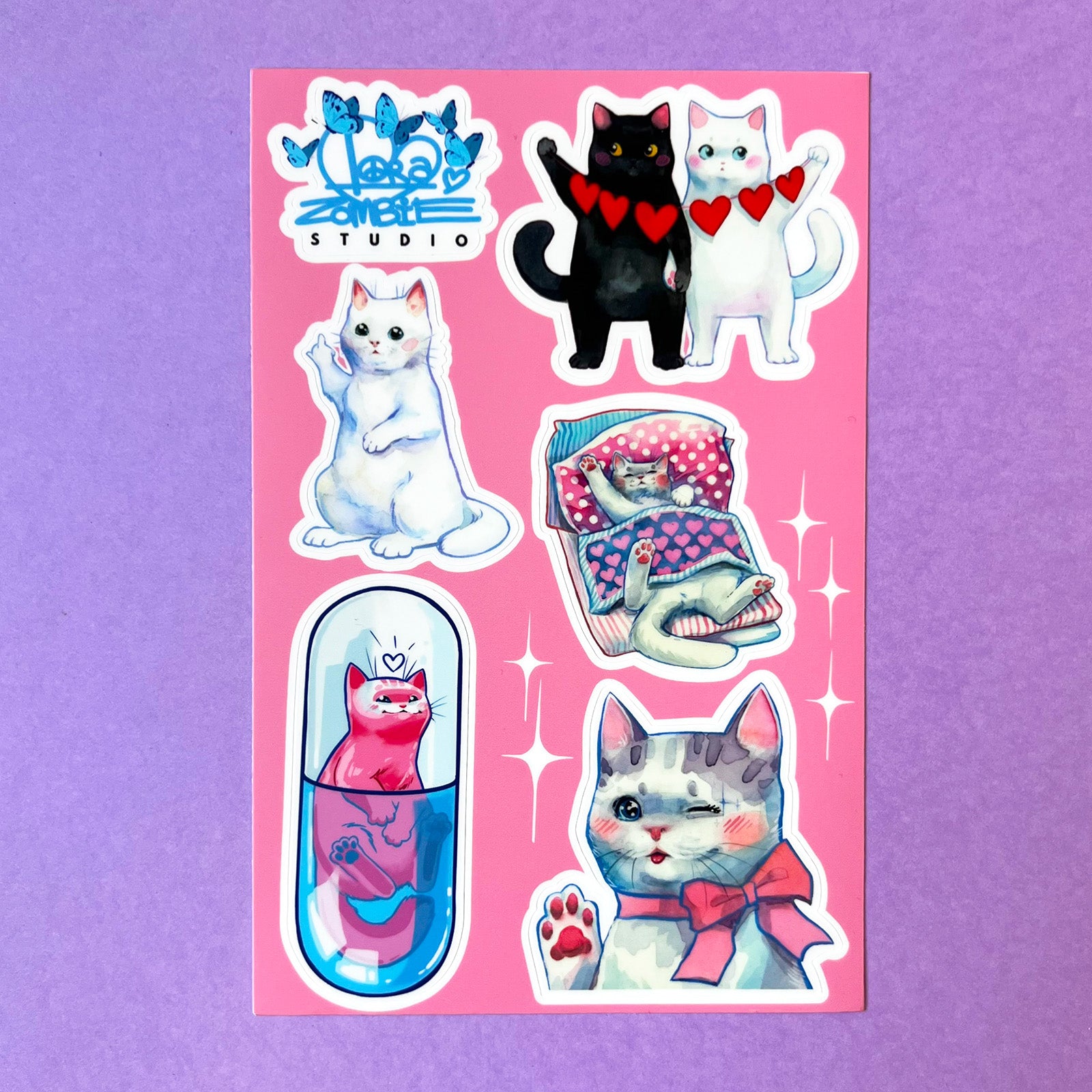 Kitties Sticker Sheet