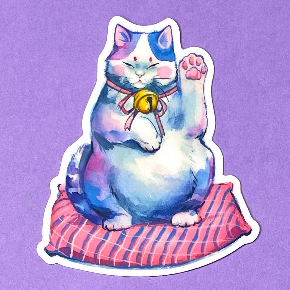 Lucky Cat Sticker