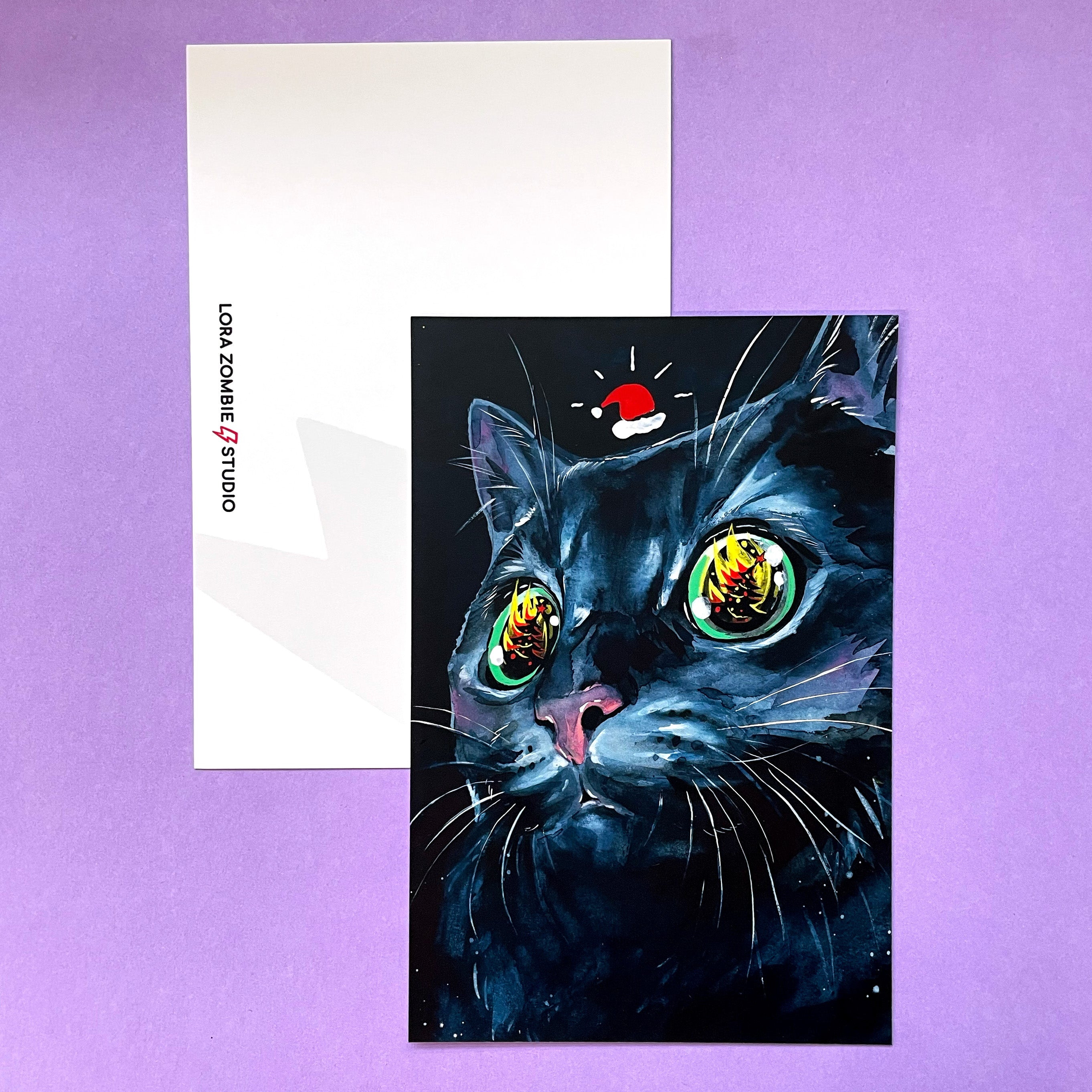 Holiday Kitties Art Cards