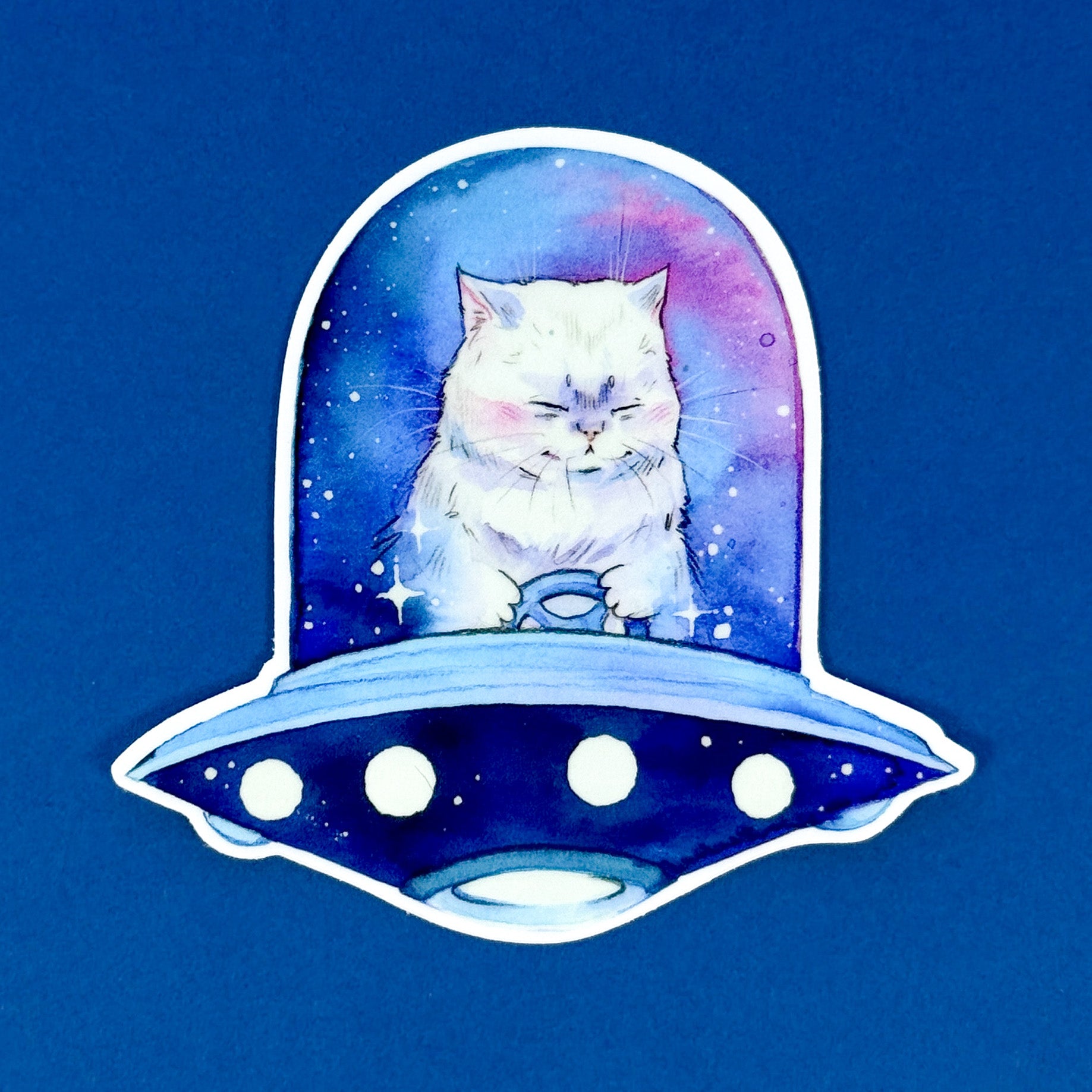 UFO Kitty Sticker
