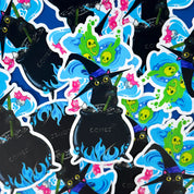 Witch Cat Sticker