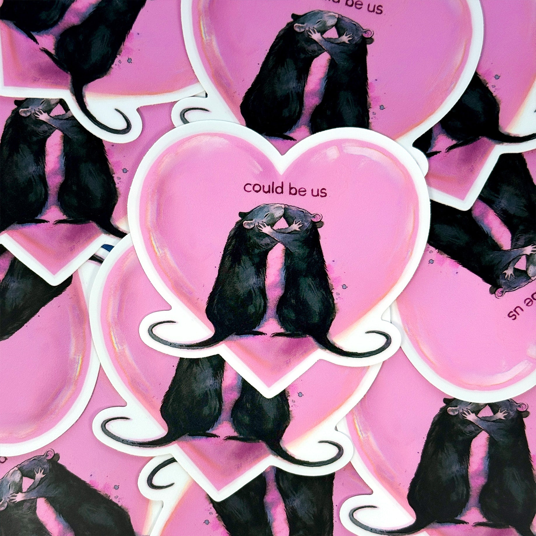 Love Rats Sticker