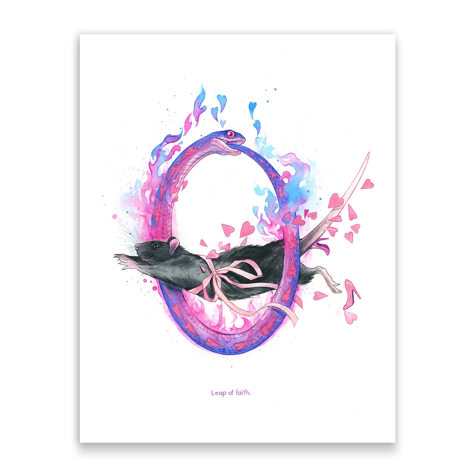 'Rats' Set (5 Signed Prints + 1 Sticker)