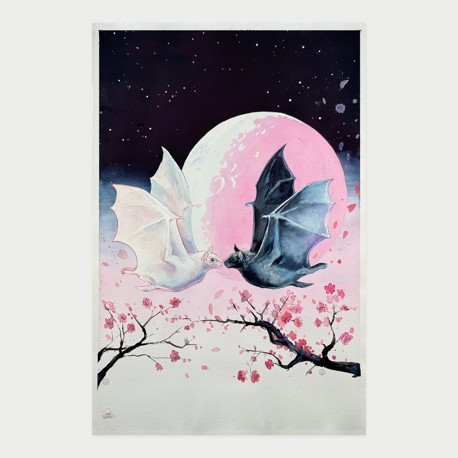 Pink Moon by Lora Zombie