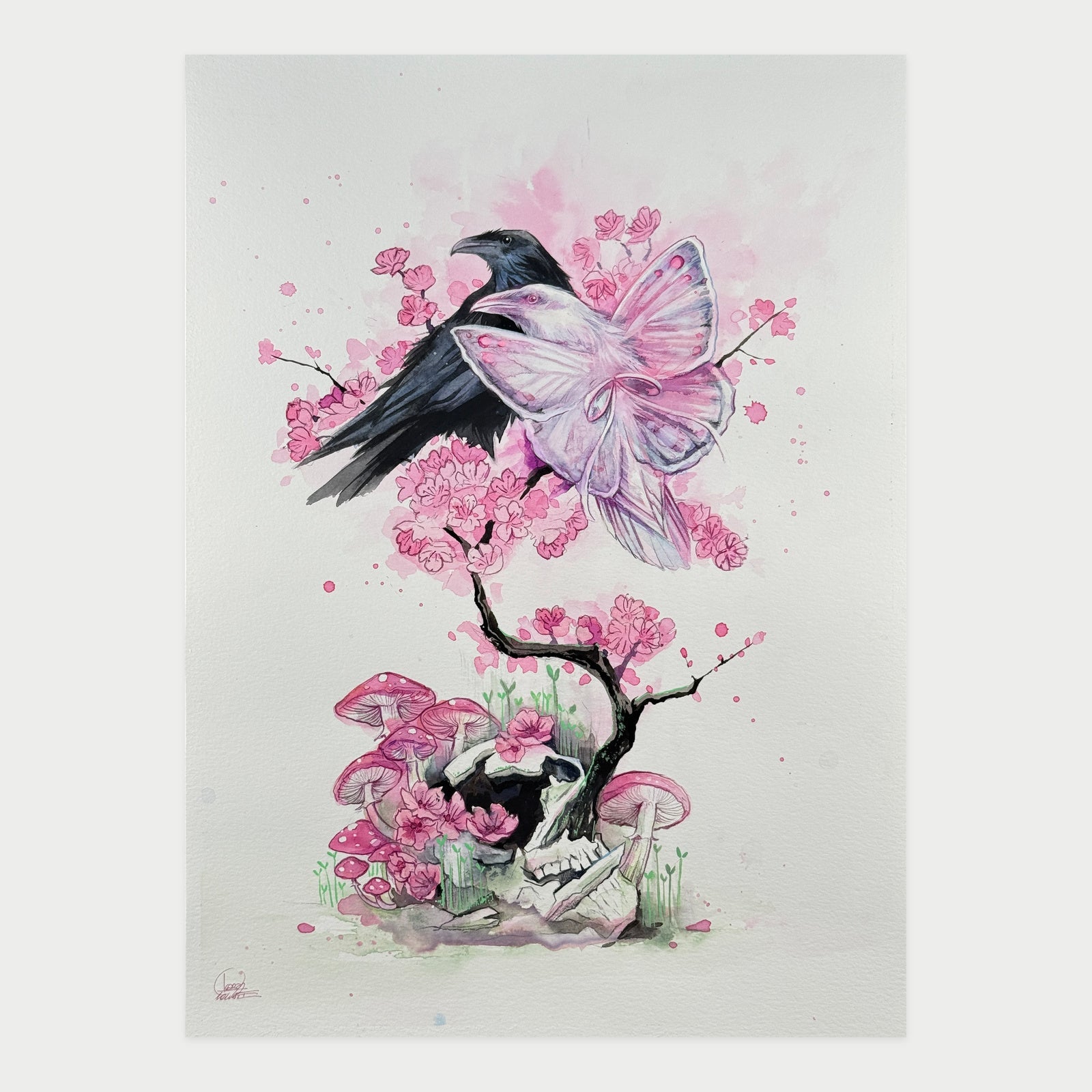 Sakura Ravens by Lora Zombie