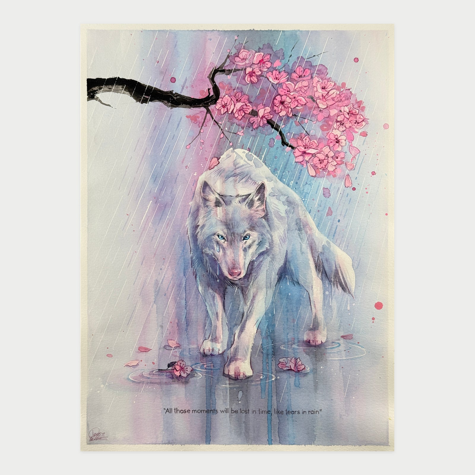 Sakura Wolf by Lora Zombie