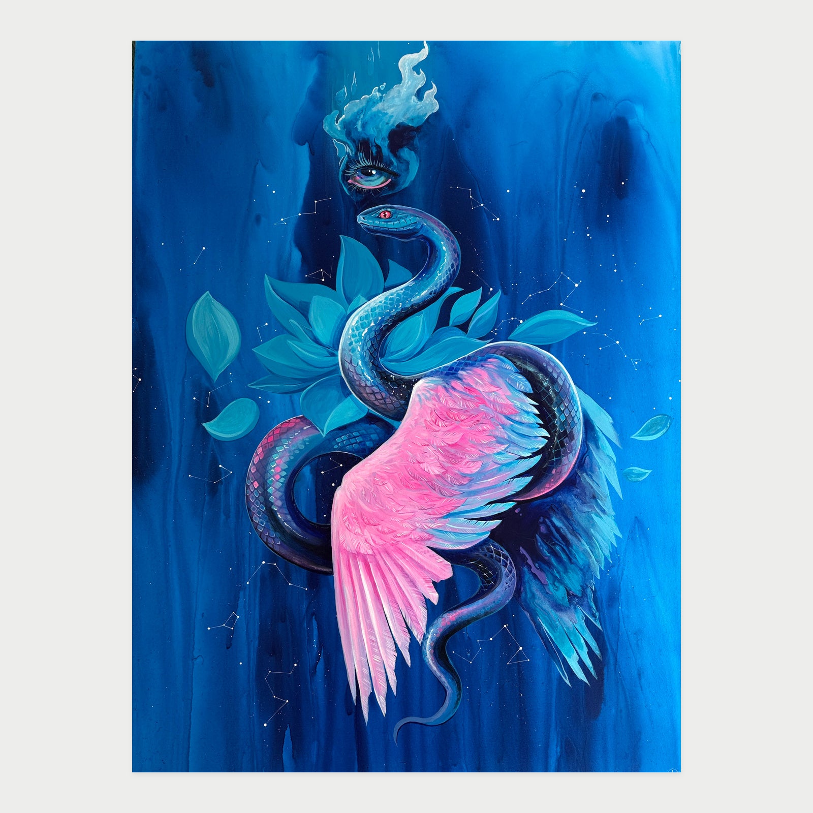 Sapphire Snake by Lora Zombie