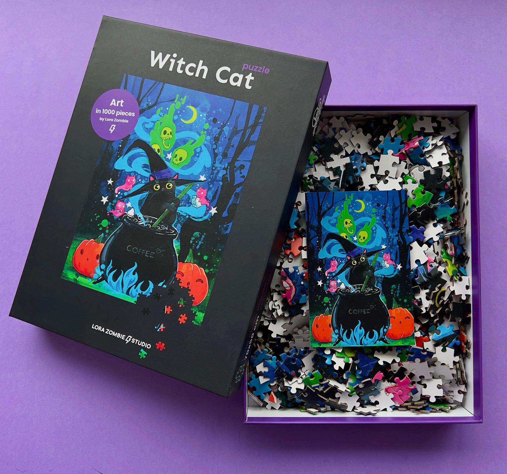 Witch Cat Puzzle