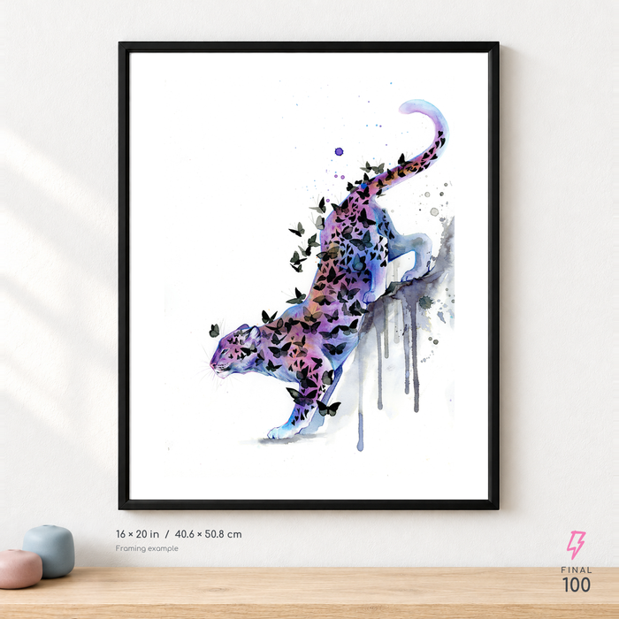 Black Butterflies Leopard