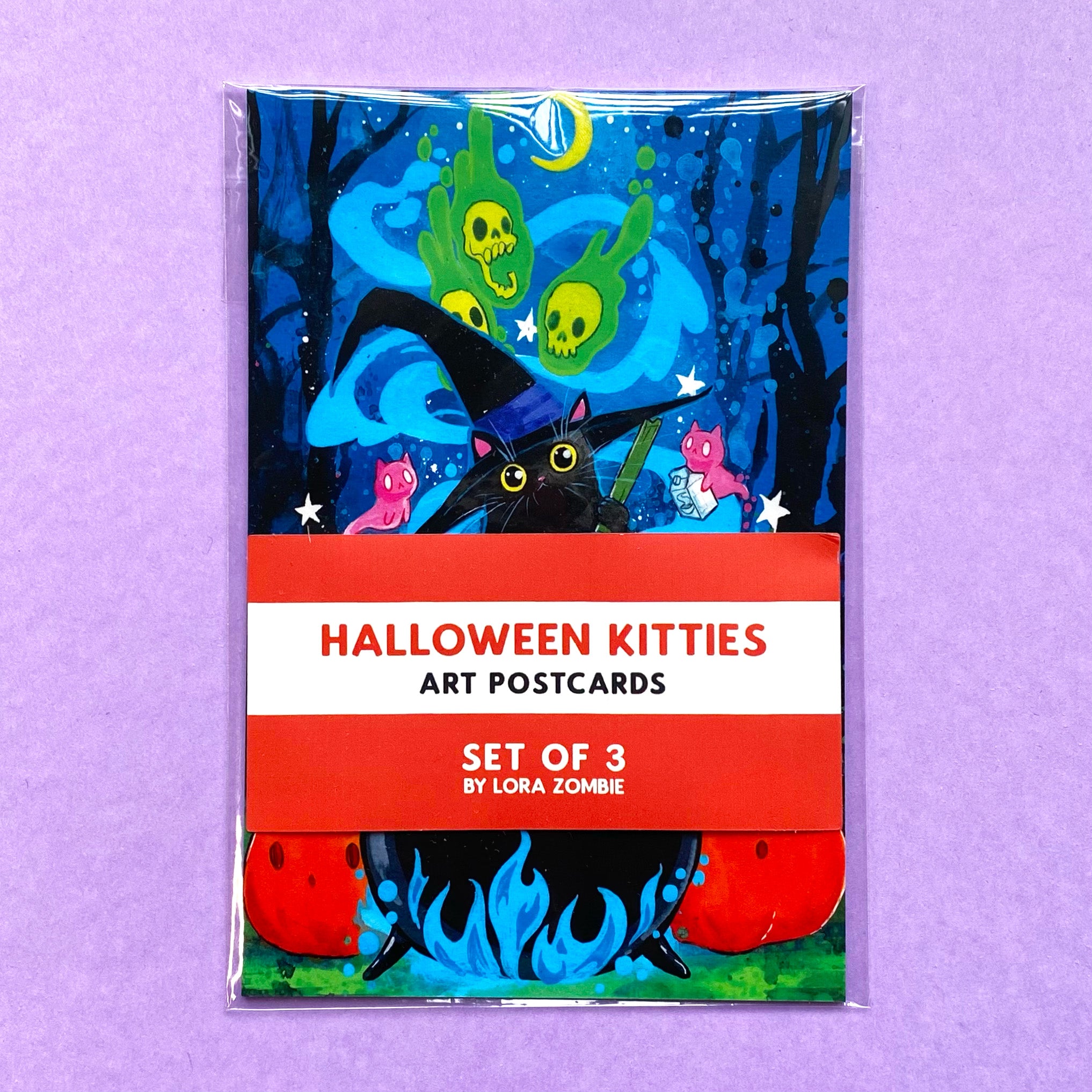 Halloween Kitties Art Cards