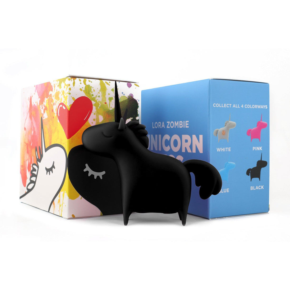 Unicorn Kiss Vinyl Toy Black