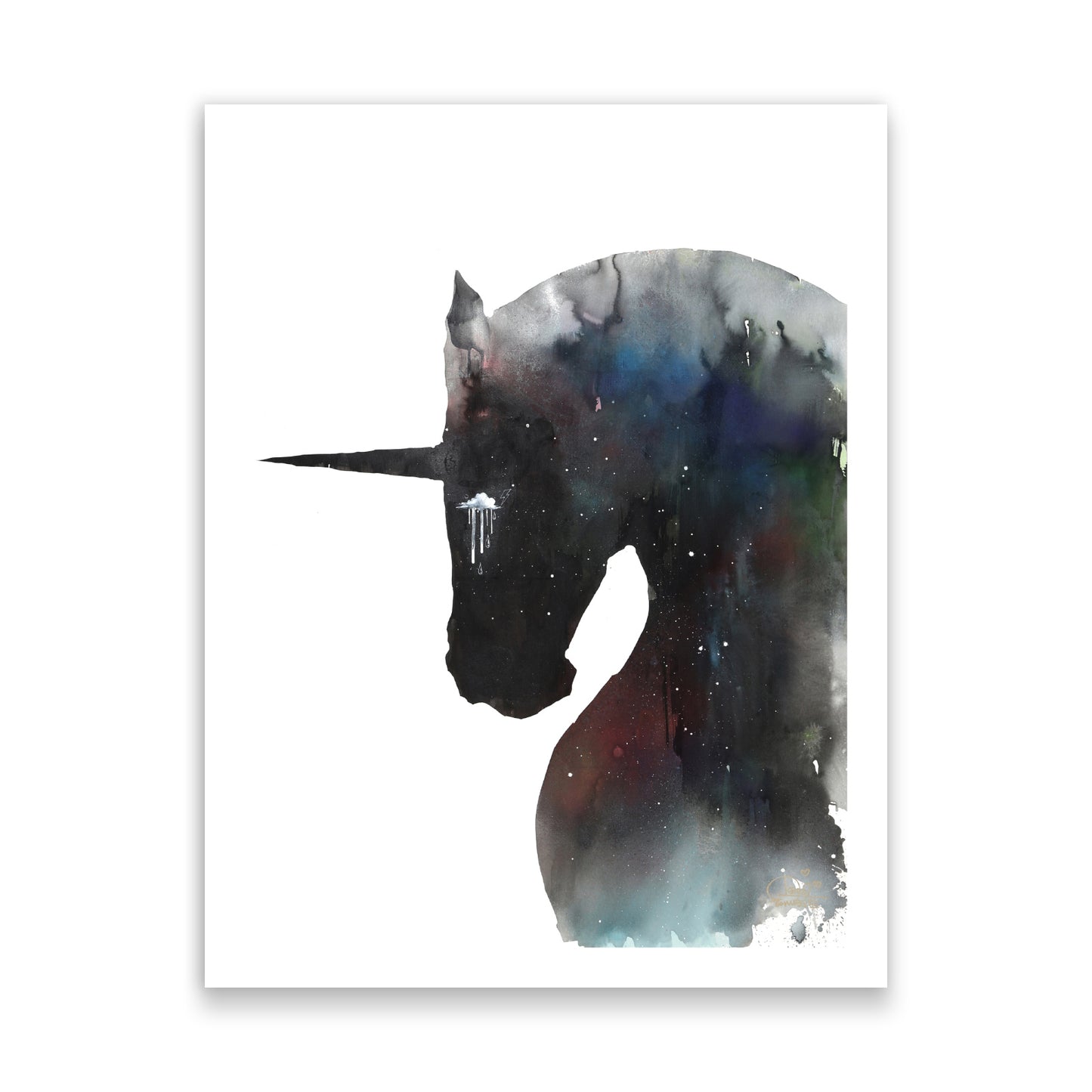 Dark Unicorn by Lora Zombie – Lora Zombie Studio