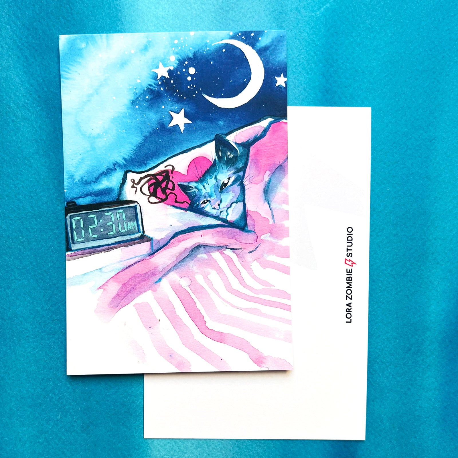 Overthinking Kitties Art Cards