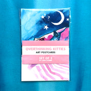 Overthinking Kitties Art Cards